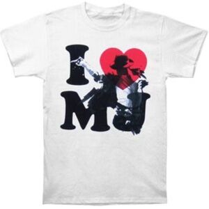 Michael Jackson Vintage 2000’s I Love MJ Tshirt